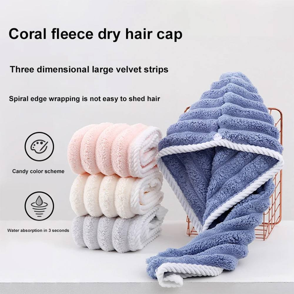 Dry Hair Cap Super Absorbent and Quick Drying