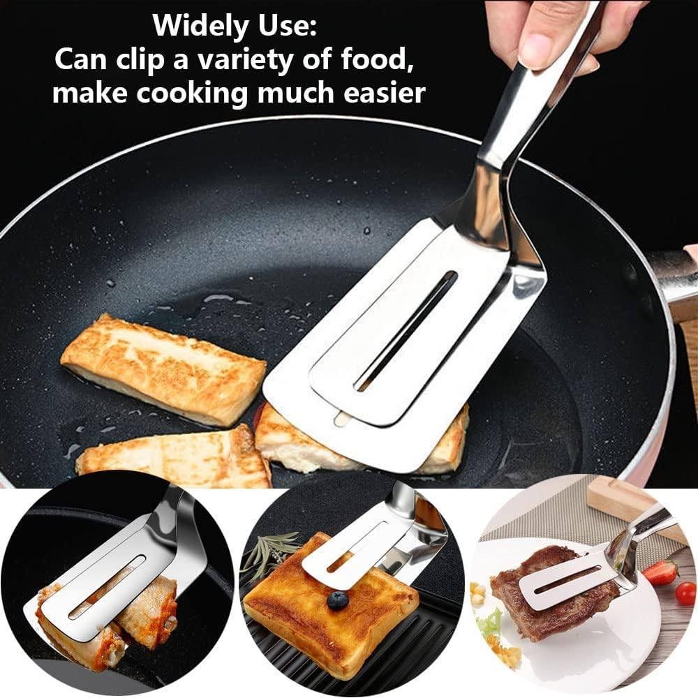 Stainless Steel Double-Sided Steak Clip Thick, BBQ, Fried, Fish, Bread, Barbecue,Multifunctional